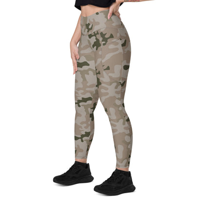 Polish WZ2000 Desert Pantera CAMO Leggings with pockets - Womens With Pockets