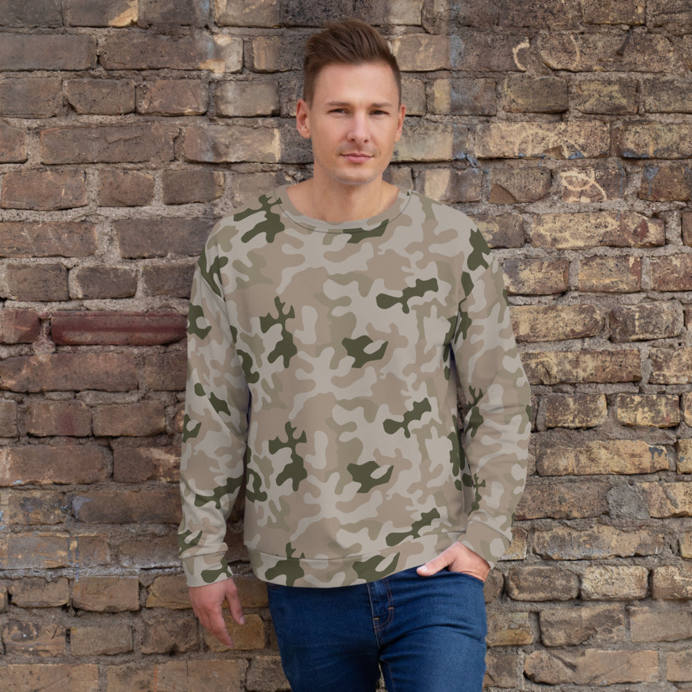 Polish WZ2000 Desert Pantera CAMO Unisex Sweatshirt - XS