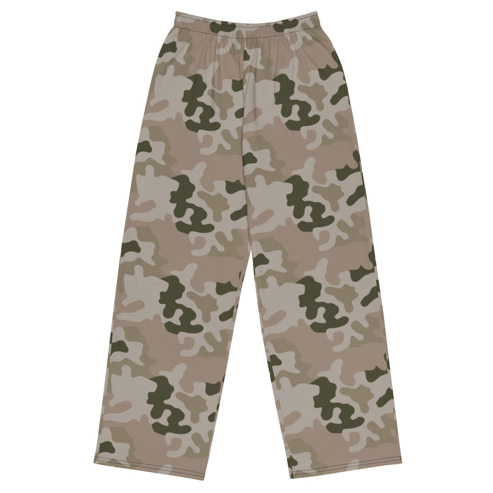 Polish WZ2000 Desert Pantera CAMO unisex wide-leg pants - 2XS - Unisex Wide-Leg Pants