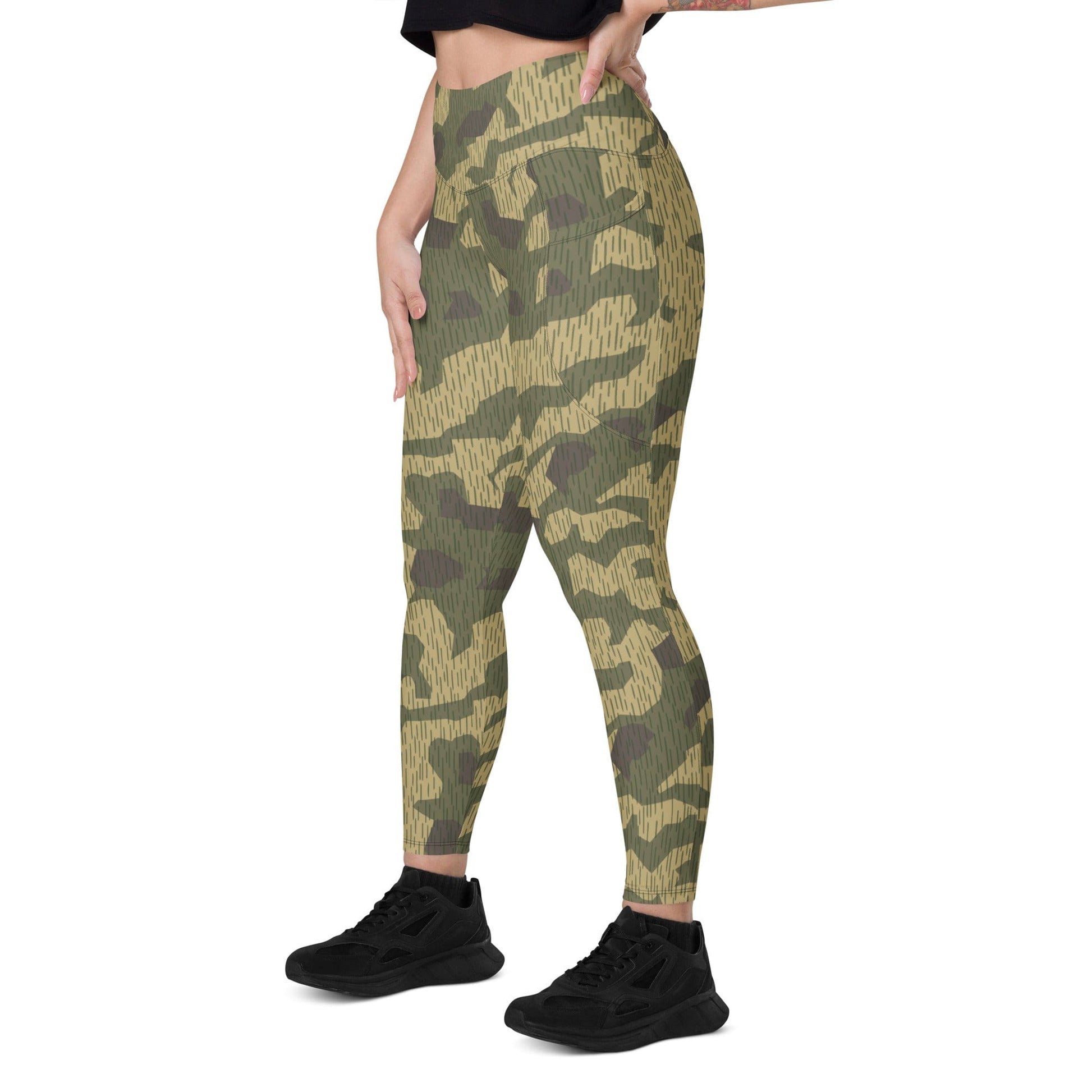 Polish WZ56 Splinter CAMO Leggings with pockets - Womens With Pockets