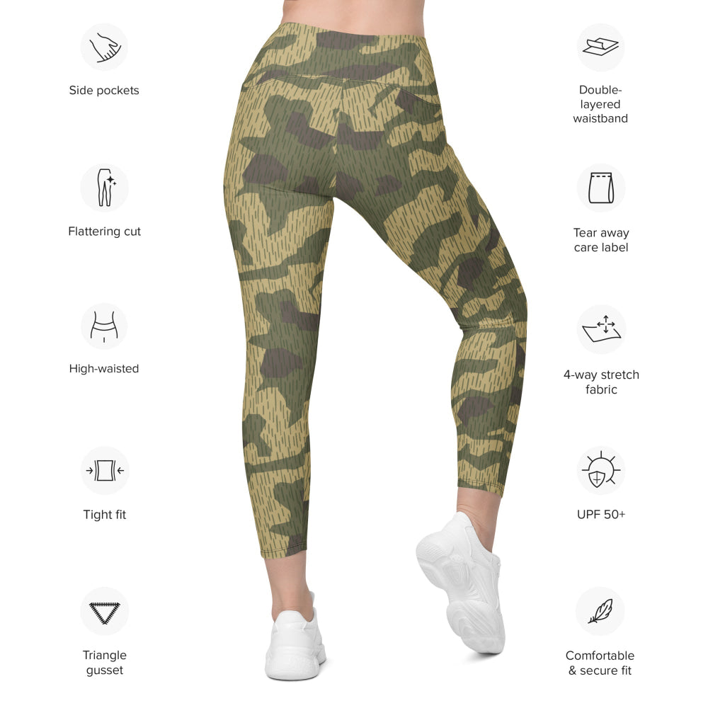 Polish WZ56 Splinter CAMO Leggings with pockets - Womens With Pockets