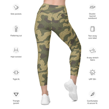 Polish WZ56 Splinter CAMO Leggings with pockets - Womens With Pockets