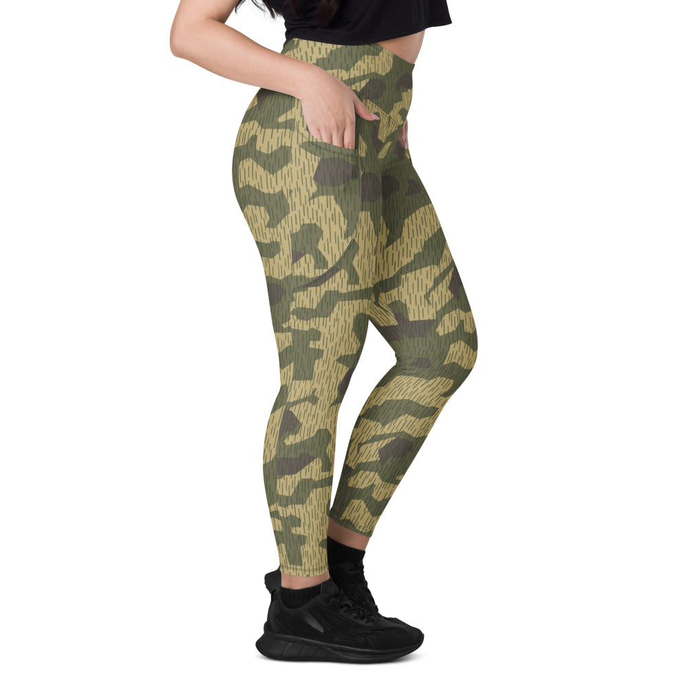 Polish WZ56 Splinter CAMO Leggings with pockets - Womens With Pockets