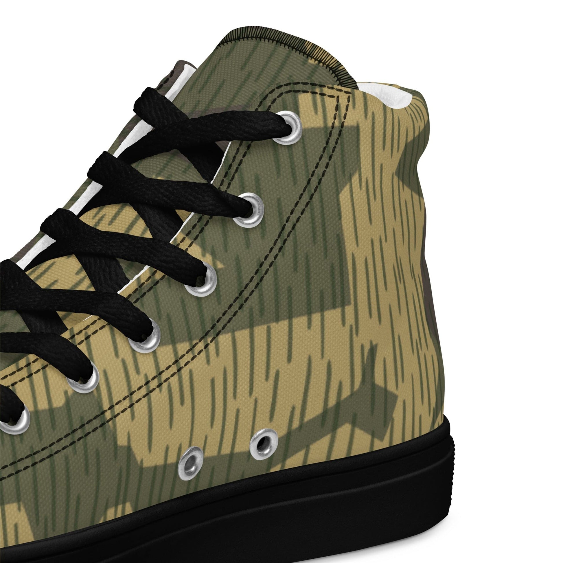 Polish WZ56 Splinter CAMO Men’s high top canvas shoes - Mens High Top Canvas Shoes