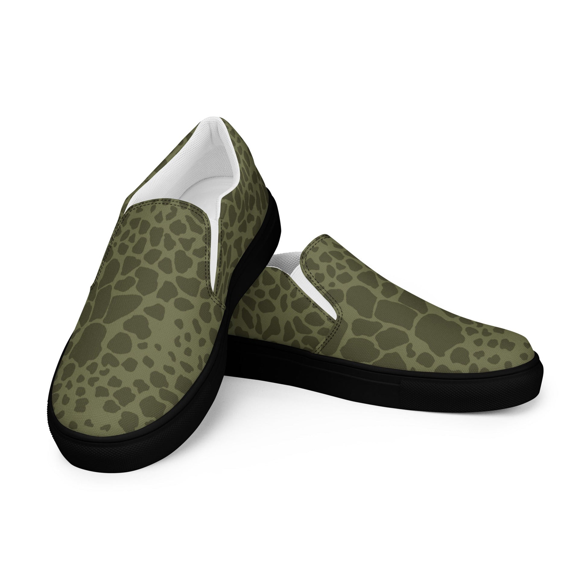 Polish WZ89 Puma CAMO Mens Slip-On Canvas Shoes - 5