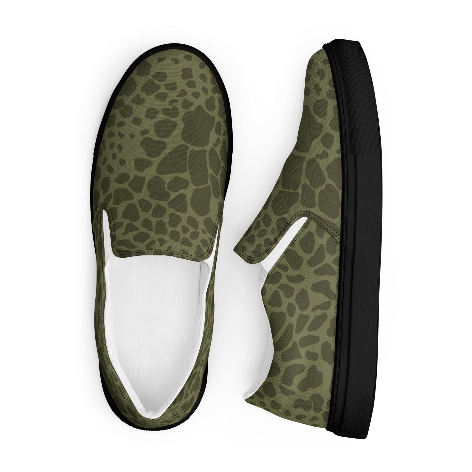 Polish WZ89 Puma CAMO Mens Slip-On Canvas Shoes