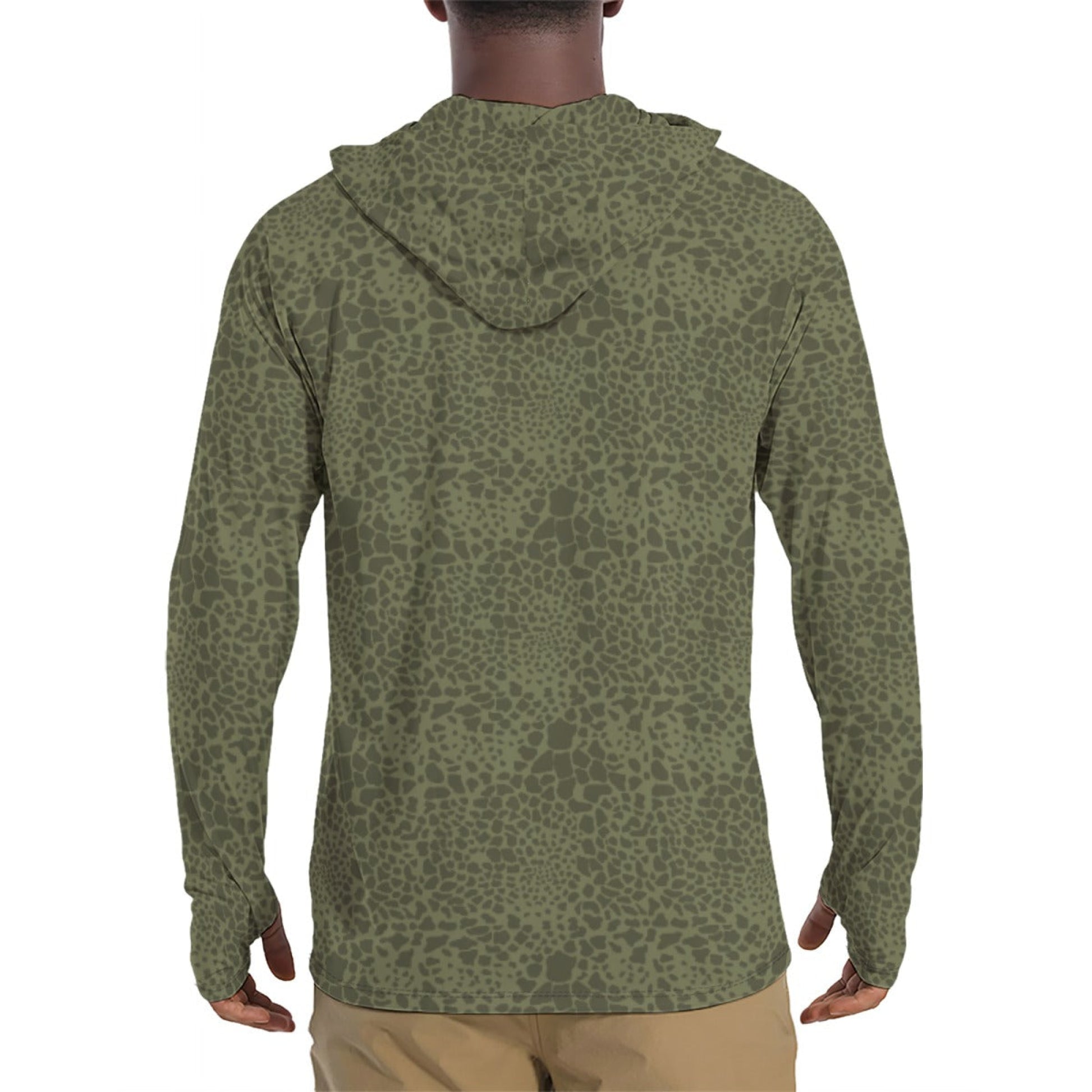 Polish WZ89 Puma CAMO Mens Sunscreen Sports Hoodie With Thumb Holes