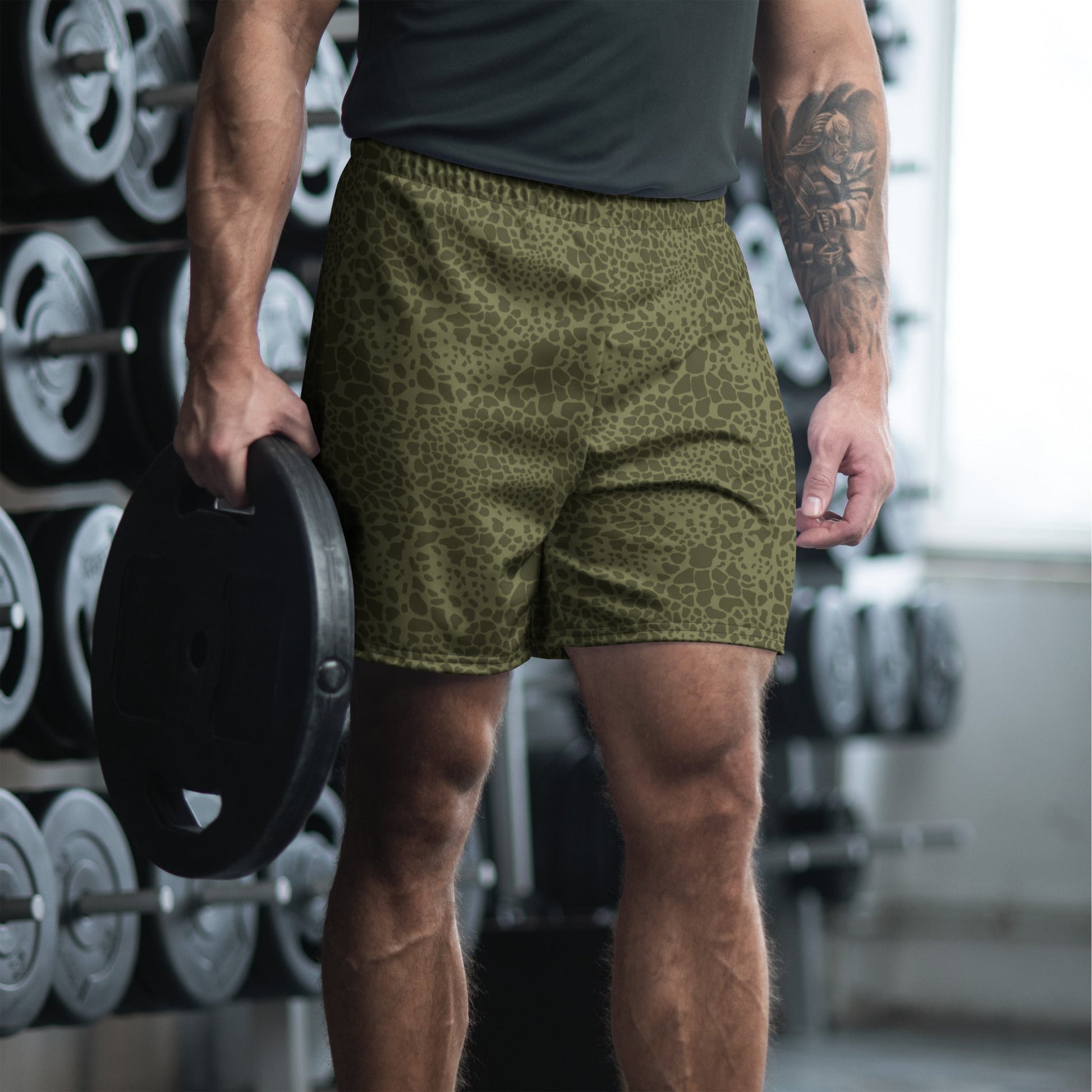 Polish WZ89 Puma CAMO Unisex Athletic Long Shorts - 2XS