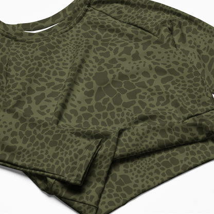 Polish WZ89 Puma CAMO Womens Long-Sleeve Crop Top