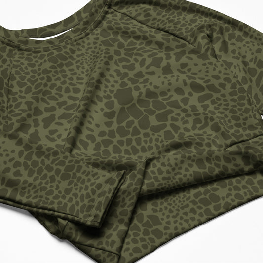 Polish WZ89 Puma CAMO Womens Long-Sleeve Crop Top