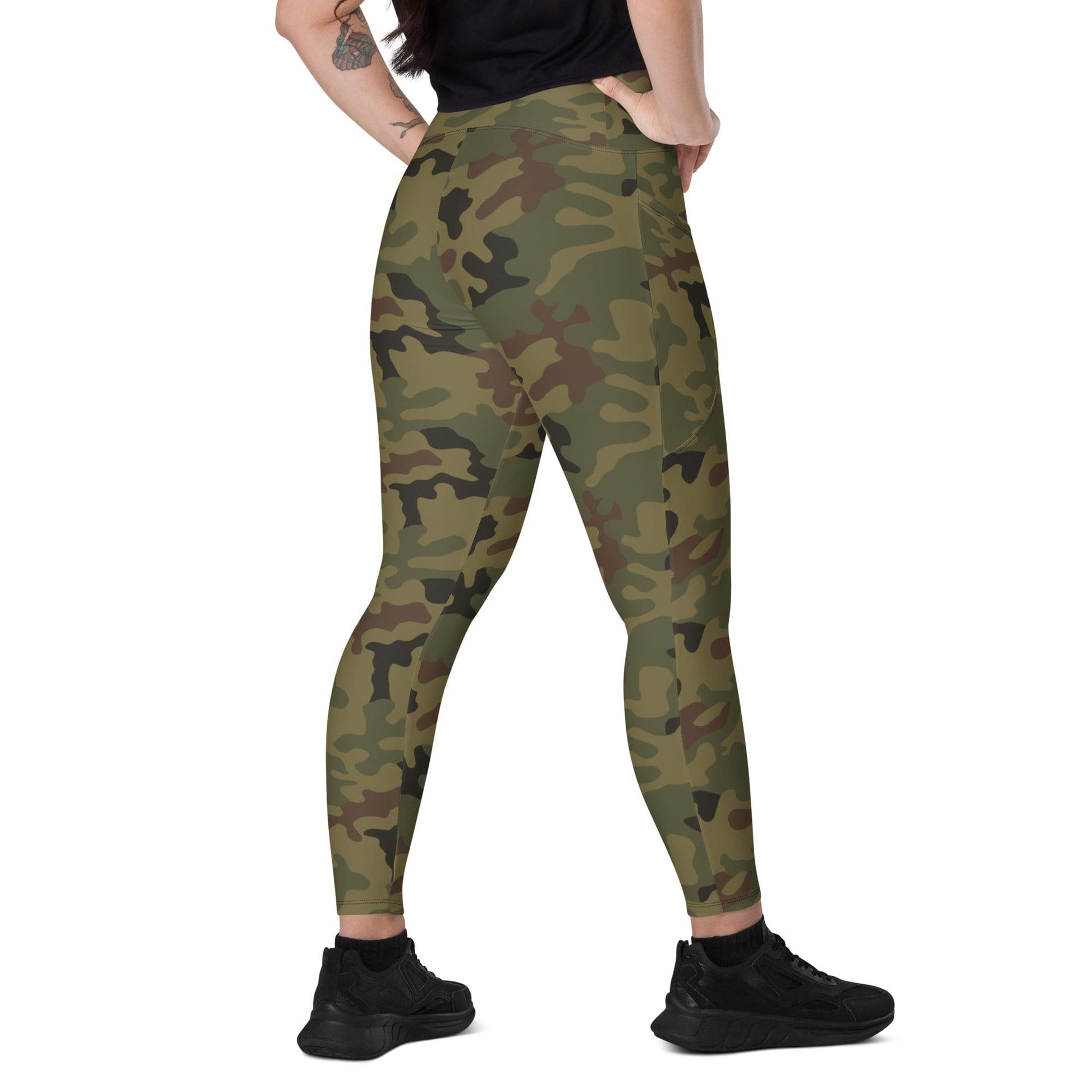 Polish WZ93 Pantera CAMO Leggings with pockets - 2XS - Womens With Pockets