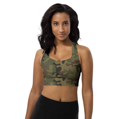 Polish WZ93 Pantera CAMO Longline sports bra - Womens Sports Bra