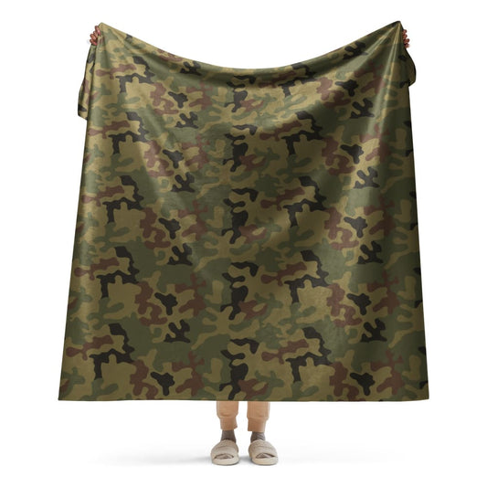 Polish WZ93 Pantera CAMO Sherpa blanket - 60″×80″