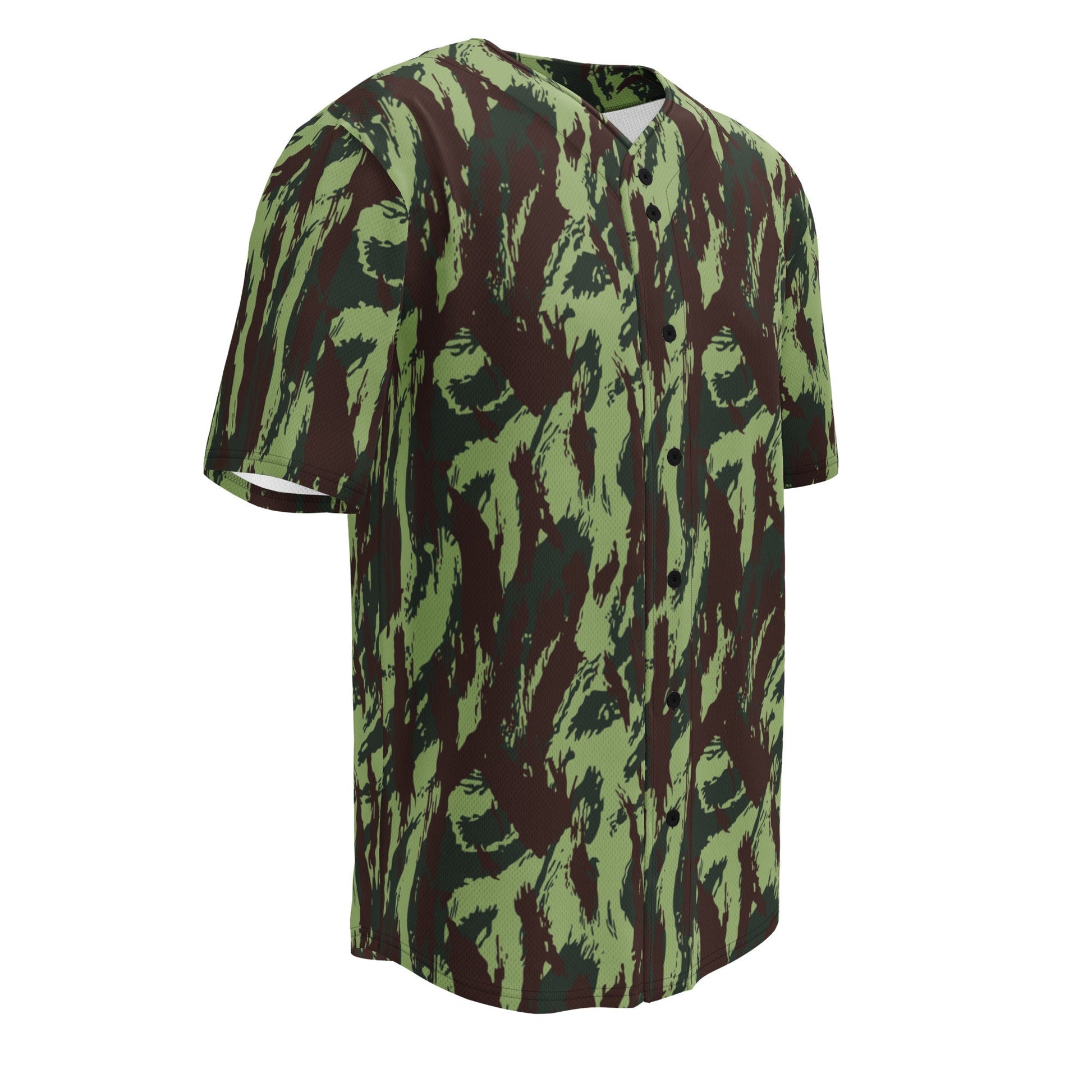 Portuguese Lizard Vertical CAMO baseball jersey - Baseball Jerseys