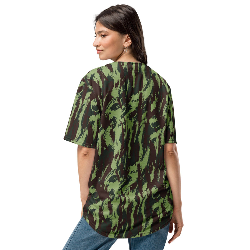 Lizard Portuguese Vertical CAMO Unisex Baseball Jersey