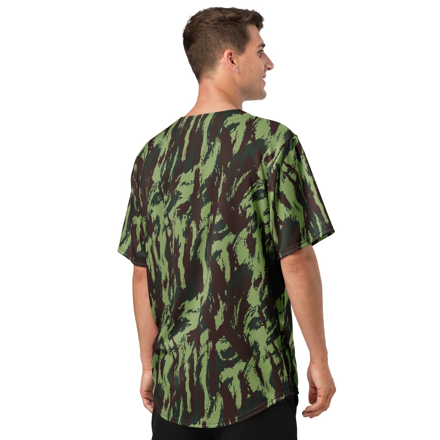 Portuguese Lizard Vertical CAMO baseball jersey - Baseball Jerseys