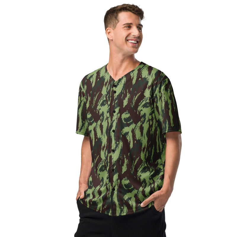 Lizard Portuguese Vertical CAMO Unisex Baseball Jersey
