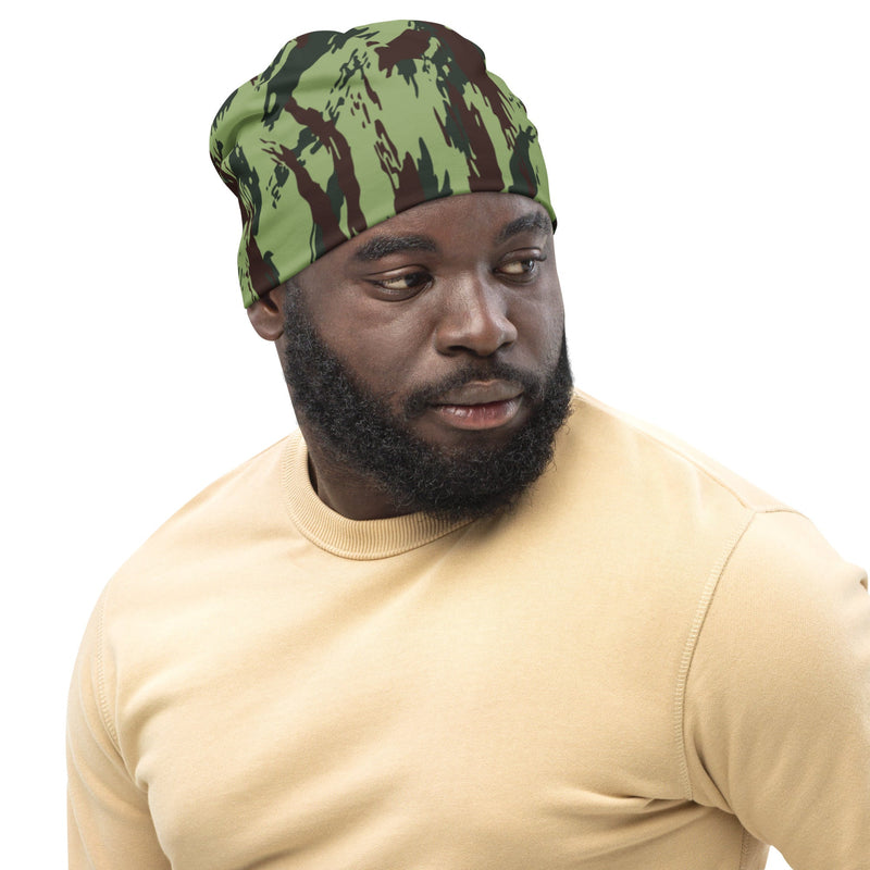Lizard Portuguese Vertical CAMO Beanie - Head