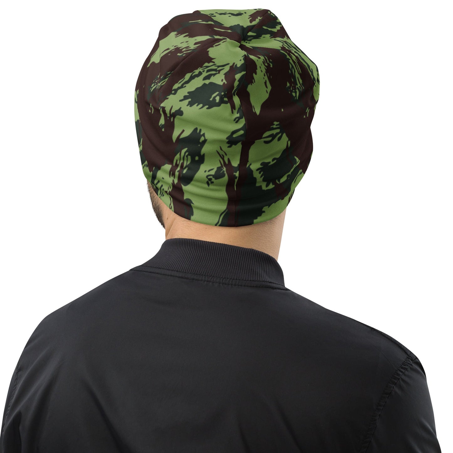 Portuguese Lizard Vertical CAMO Beanie - Beanies