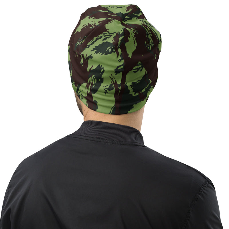 Lizard Portuguese Vertical CAMO Beanie - Head