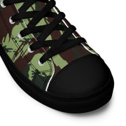 Lizard Portuguese Vertical CAMO Mens High-Top Canvas Shoes