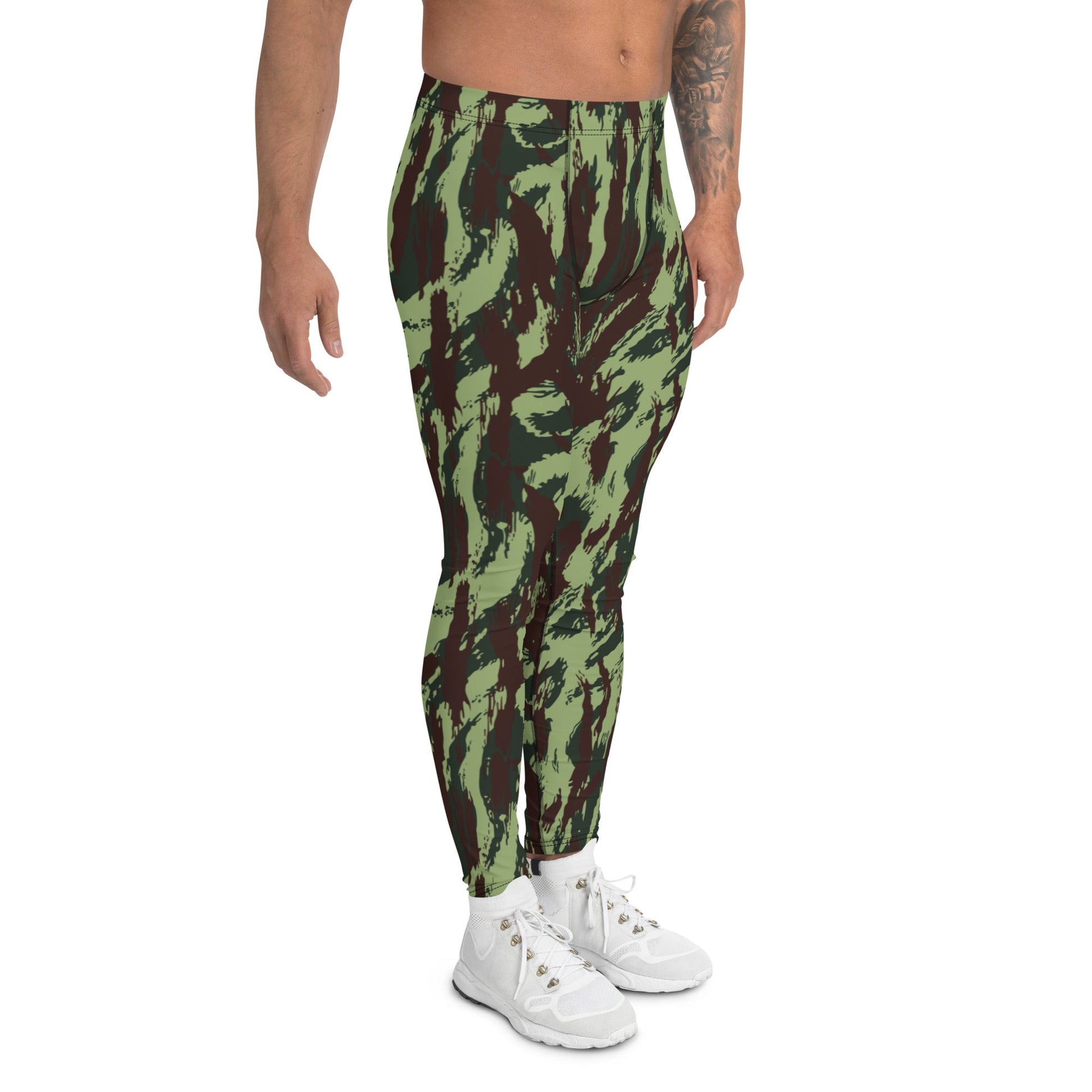 Portuguese Lizard Vertical CAMO Mens Leggings