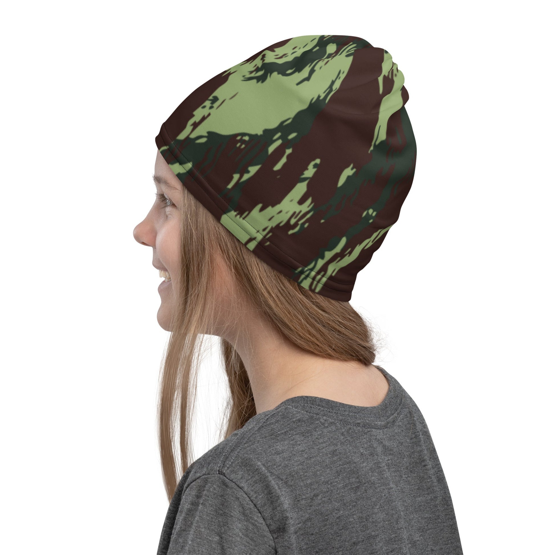Portuguese Lizard Vertical CAMO Neck Gaiter Gaiters
