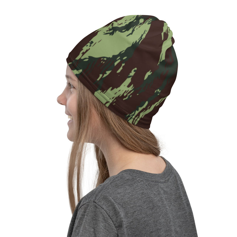Lizard Portuguese Vertical CAMO Neck Gaiter - Head