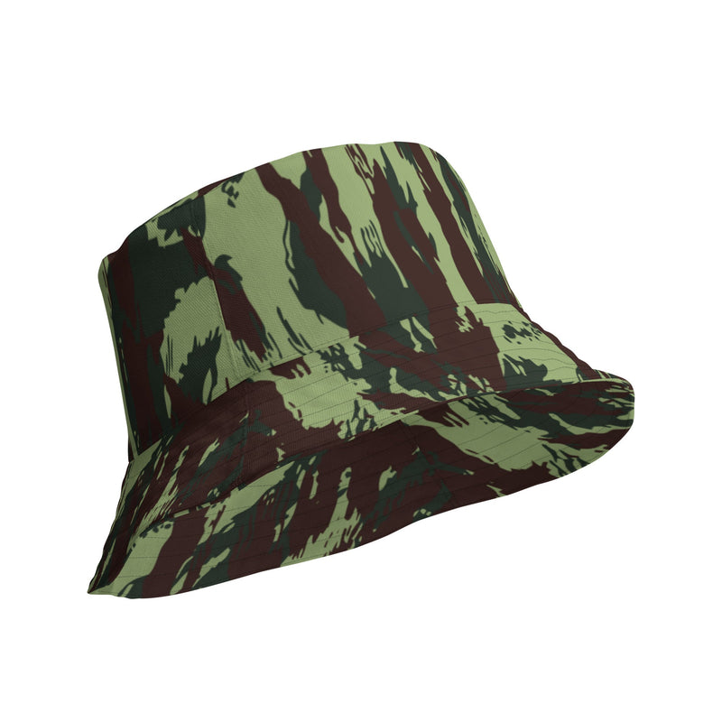 Lizard Portuguese Vertical CAMO Reversible Bucket Hat - Head