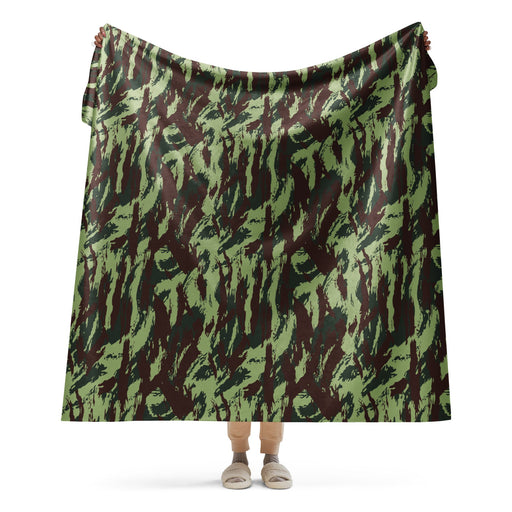 Lizard Portuguese Vertical CAMO Sherpa Blanket - 60″×80″