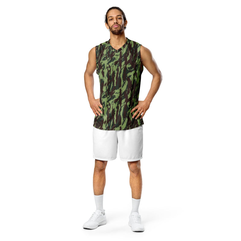 Lizard Portuguese Vertical CAMO Unisex Basketball Jersey