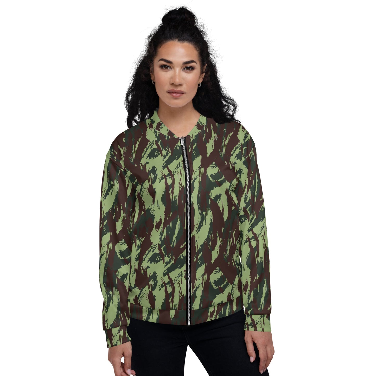 Portuguese Lizard Vertical CAMO Unisex Bomber Jacket - Jackets