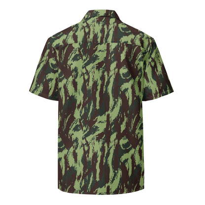 Portuguese Lizard Vertical CAMO Unisex button shirt - Button Shirts