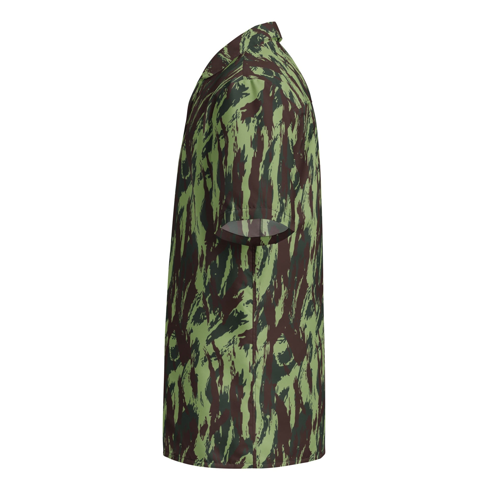 Portuguese Lizard Vertical CAMO Unisex button shirt - Button Shirts