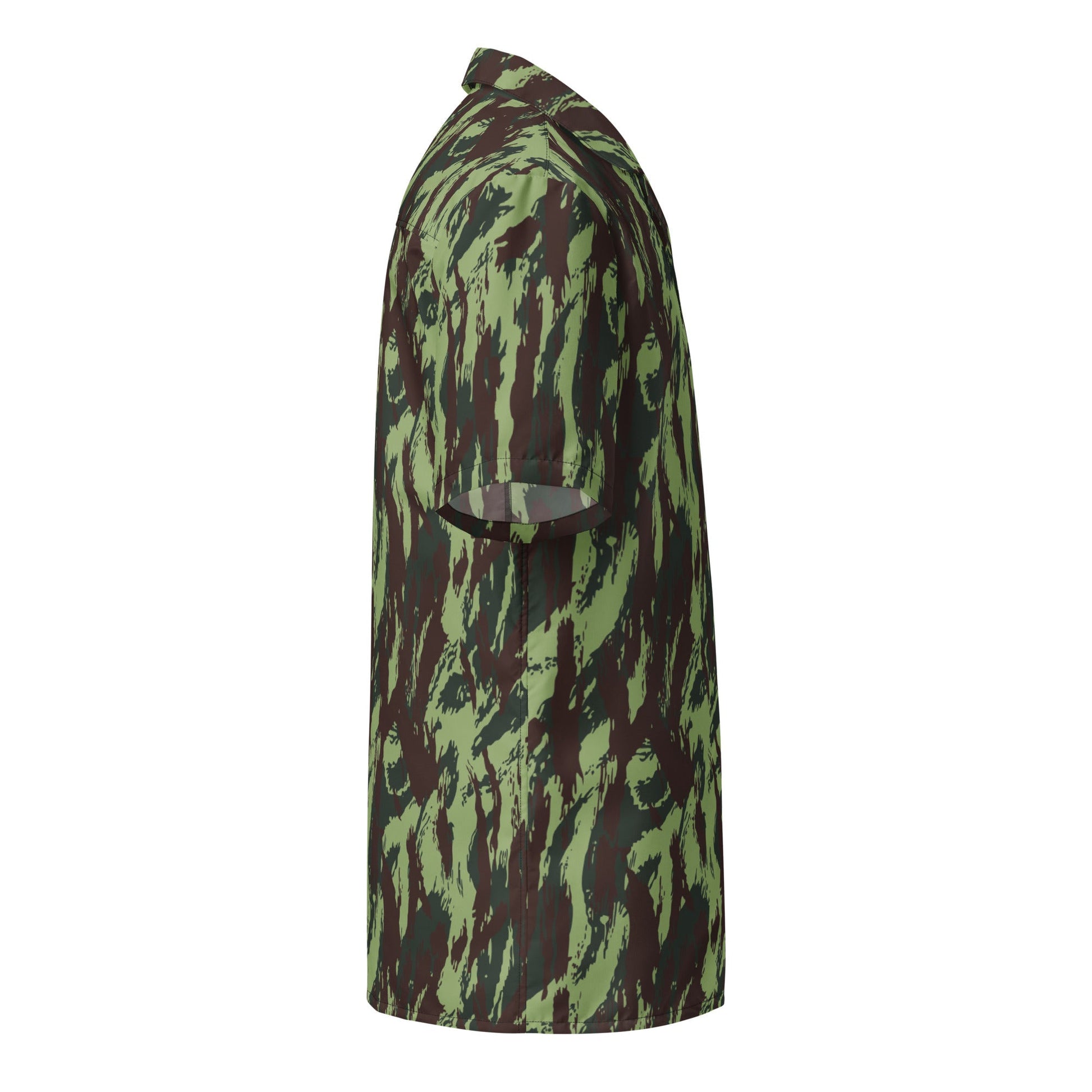 Portuguese Lizard Vertical CAMO Unisex button shirt - Button Shirts