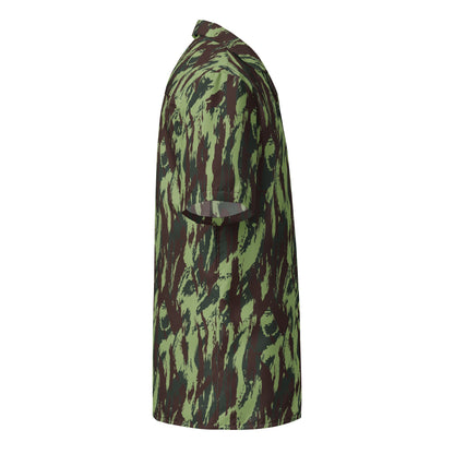 Portuguese Lizard Vertical CAMO Unisex button shirt - Button Shirts