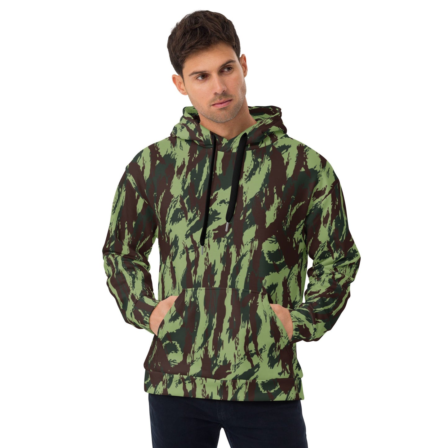 Portuguese Lizard Vertical CAMO Unisex Hoodie - 2XS - Hoodies