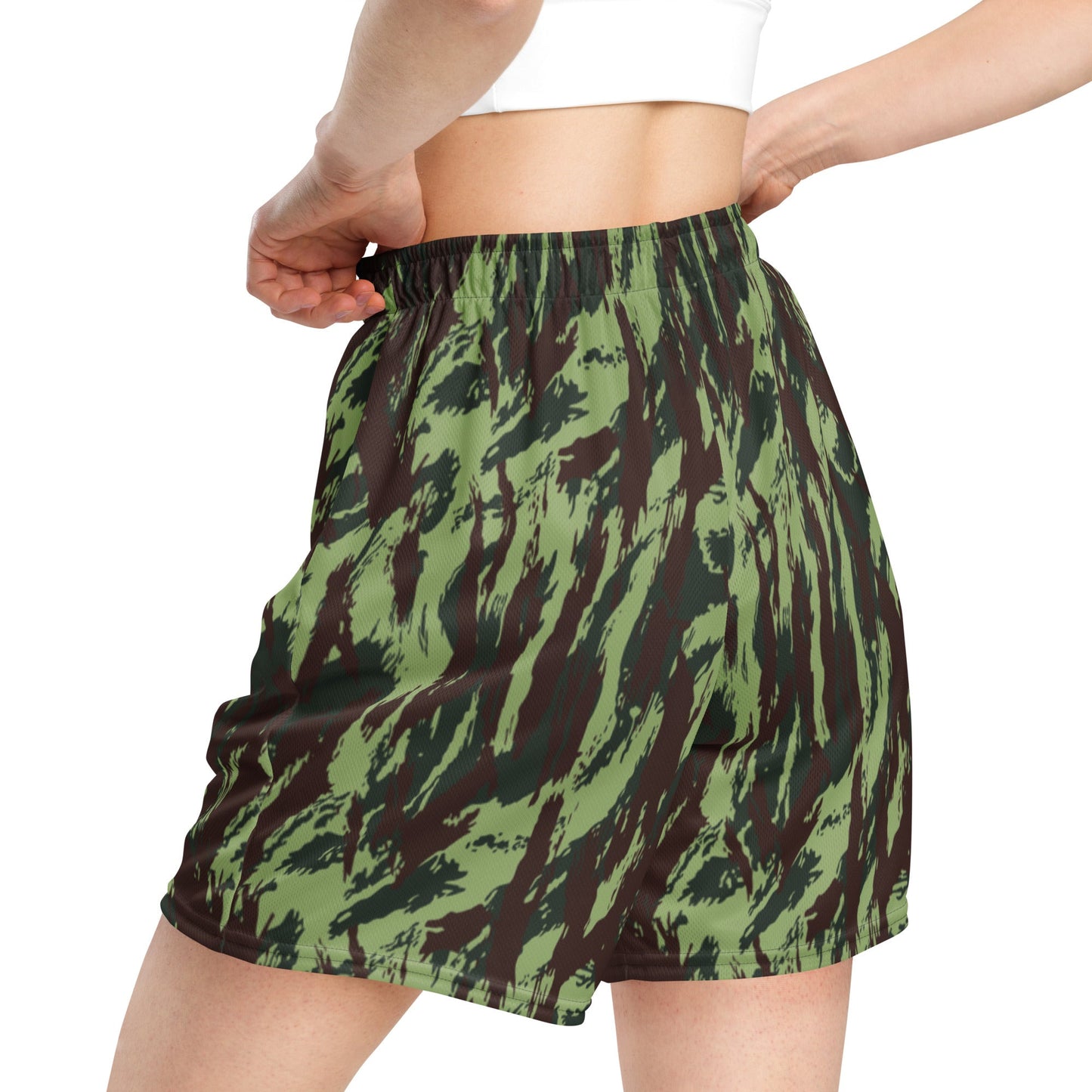 Portuguese Lizard Vertical CAMO Unisex mesh shorts - Mesh Shorts