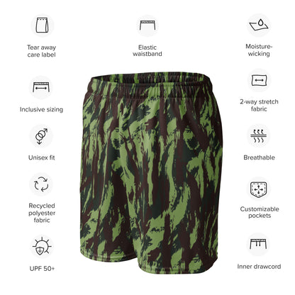 Portuguese Lizard Vertical CAMO Unisex mesh shorts - Mesh Shorts
