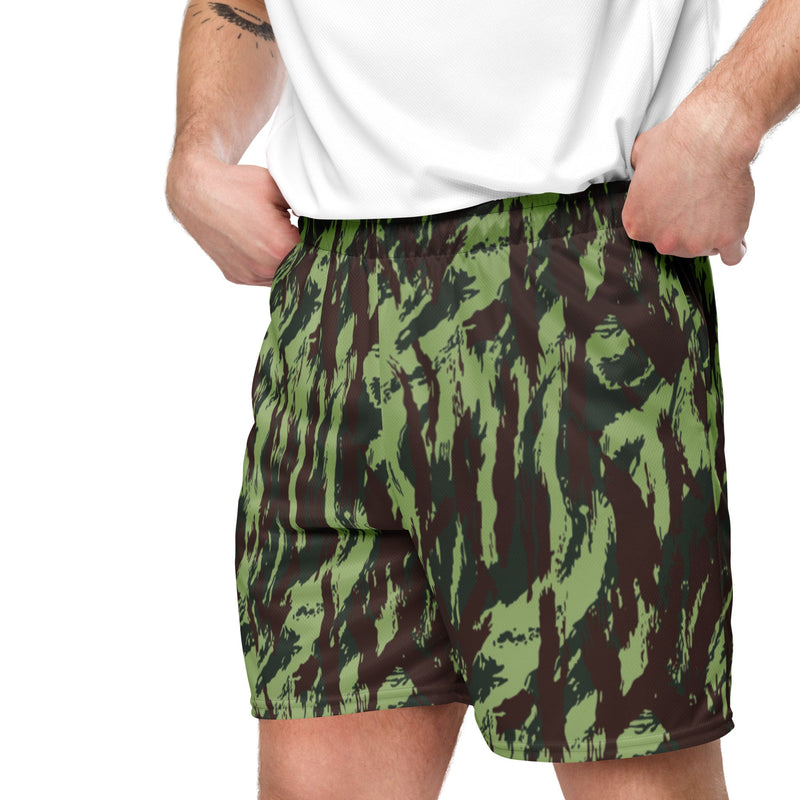 Lizard Portuguese Vertical CAMO Unisex Mesh Shorts