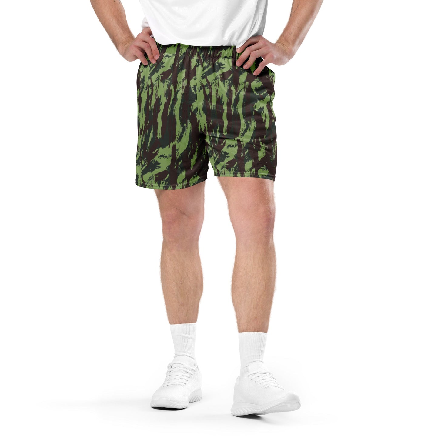 Portuguese Lizard Vertical CAMO Unisex mesh shorts - Mesh Shorts