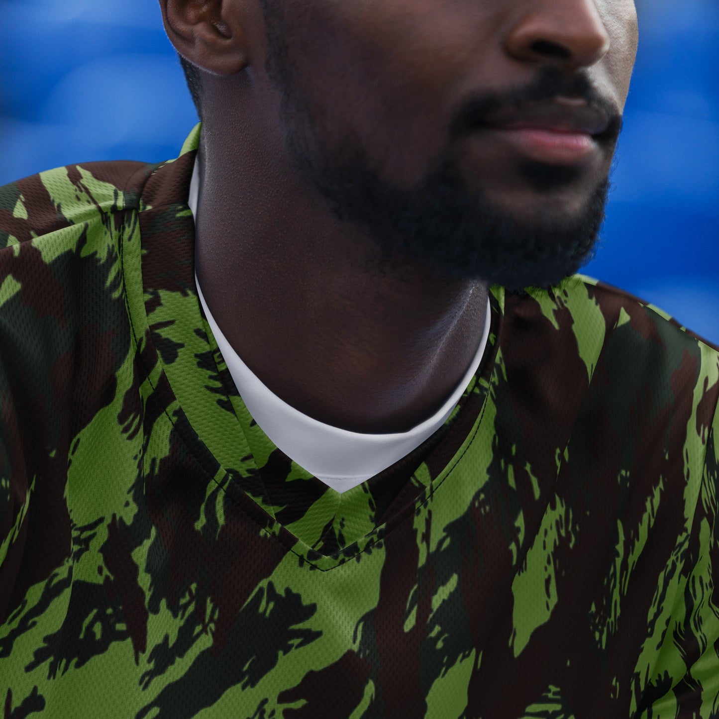 Portuguese Lizard Vertical CAMO unisex sports jersey - Sports Jerseys