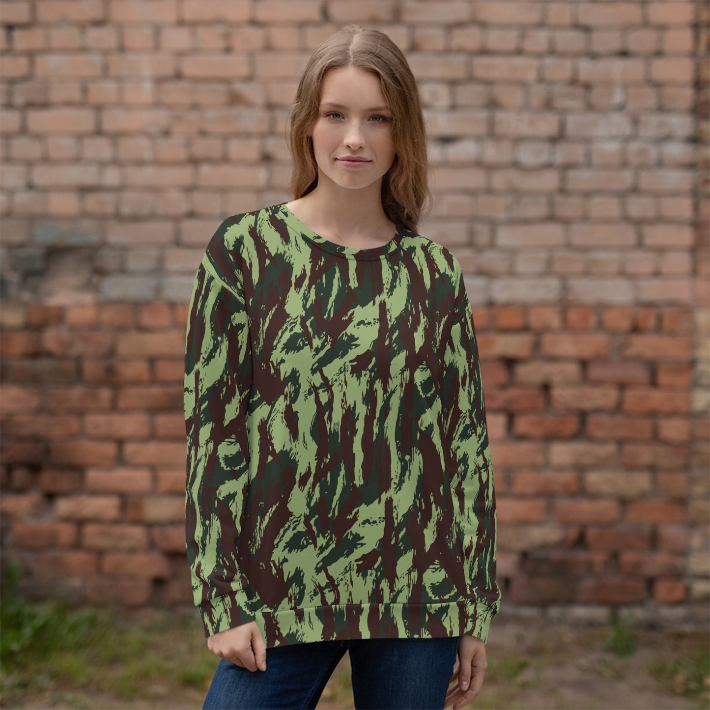 Portuguese Lizard Vertical CAMO Unisex Sweatshirt - Sweatshirts