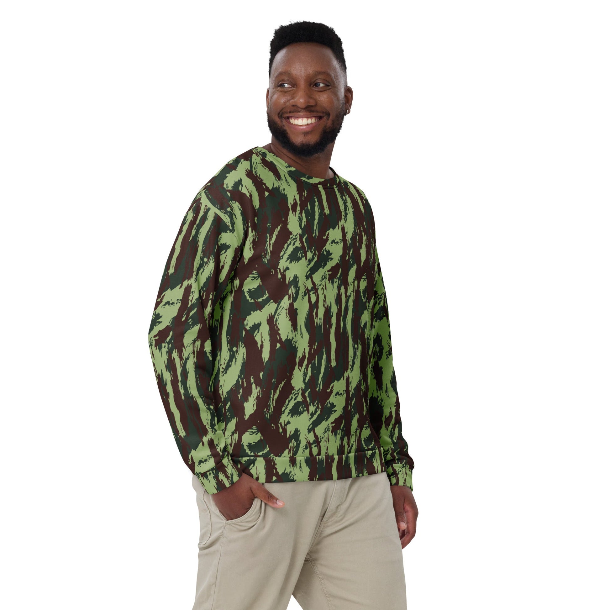 Portuguese Lizard Vertical CAMO Unisex Sweatshirt - Sweatshirts