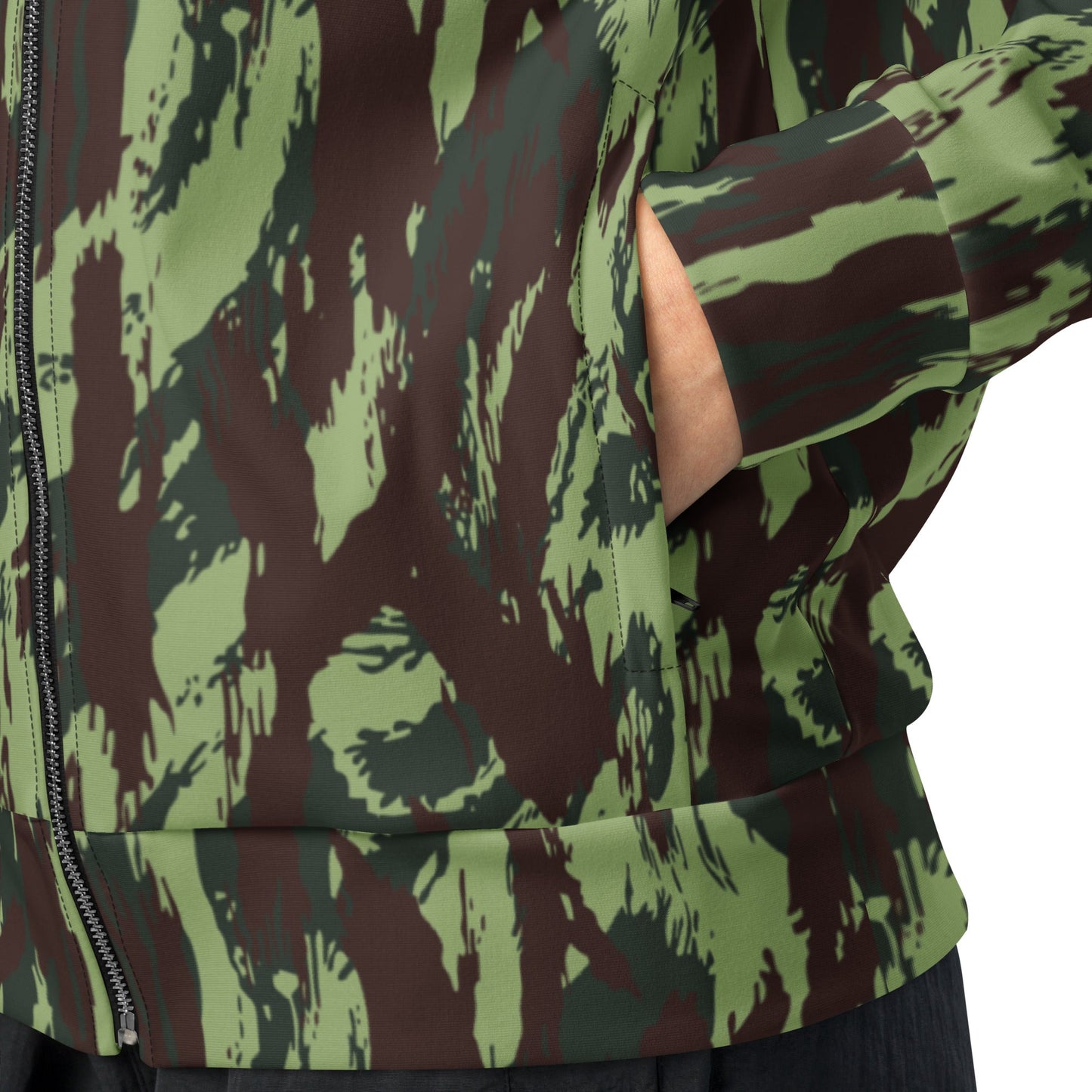 Portuguese Lizard Vertical CAMO Unisex track jacket - Track Jackets