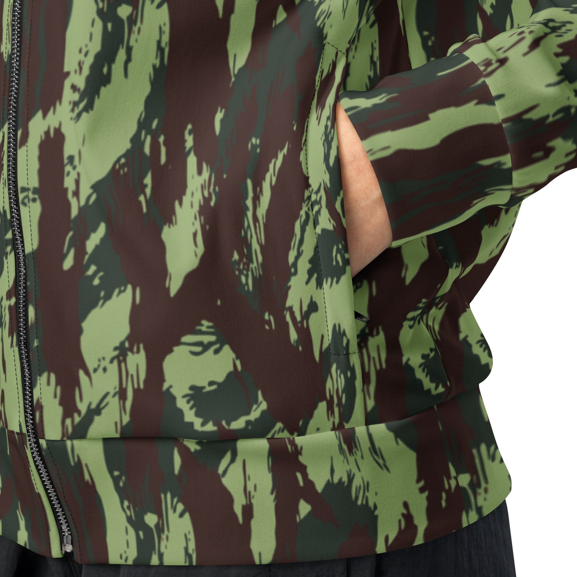 Portuguese Lizard Vertical CAMO Unisex track jacket - Track Jackets