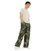 Lizard Portuguese Vertical CAMO Unisex Wide-Leg Leisure Pants - Pant
