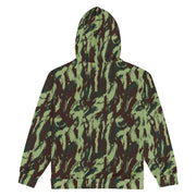 Lizard Portuguese Vertical CAMO Unisex Zip Hoodie