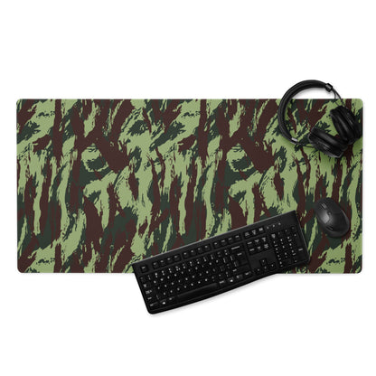 Portuguese M1964 Vertical Lizard CAMO Gaming mouse pad - 36″×18″ - Mouse Pad