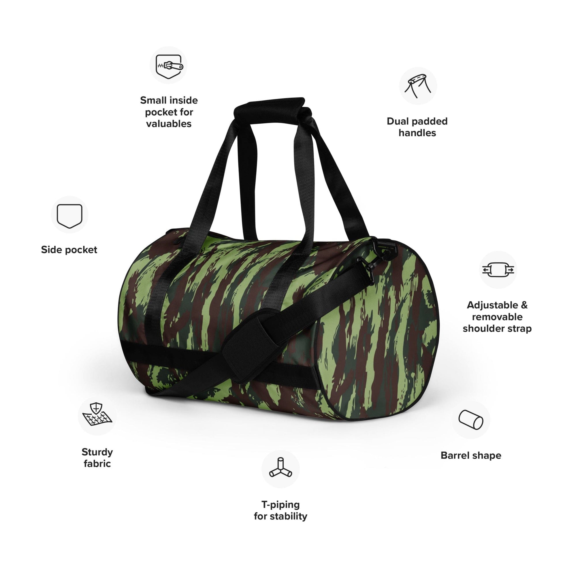 Portuguese M1964 Vertical Lizard CAMO gym bag - Gym Bag